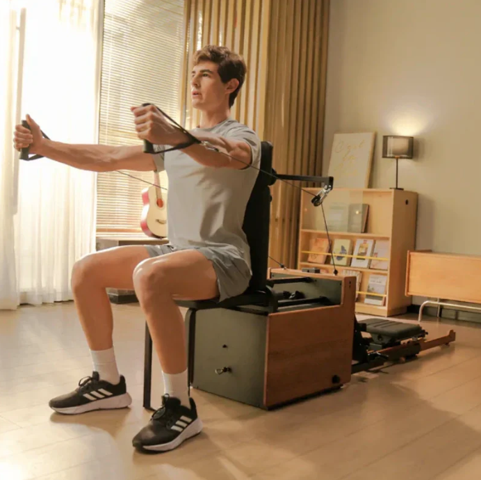 Revolutionary Space-Saving SUPER GYMROWER CUBE PRO